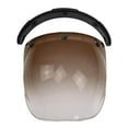 thumbnail image 1 of thinsony Open Face Helmet Visor Motorcycle Helmet Bubble Visor PC Lens Dark Brown, 1 of 8