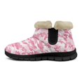 thumbnail image 4 of Whosucclay Flannel Women Winter Snow Boots Ladies Warm Fur Lined Ankle Booties Outdoor Water Resistant Furry Shoes, 4 of 6
