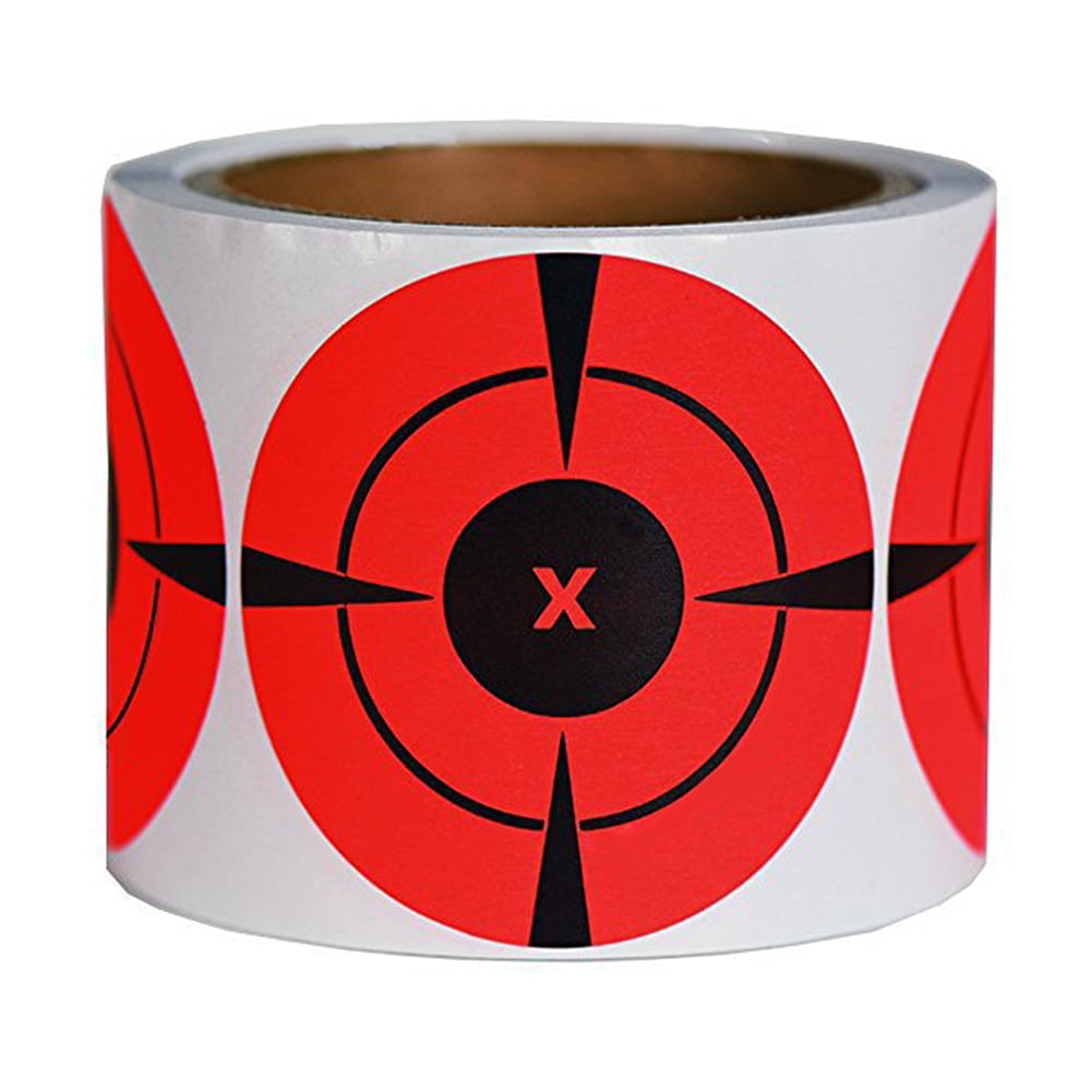 360Pcs 2.5cm 1Inch Adhesive Shooting Target Bullseye Sticker Shoot Exercises 