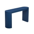 thumbnail image 6 of Harper & Bright Designs Modern Fluted Console Table Curved Sofa Table Narrow Entryway Table with Vertical Stripe for Entrance Hallway Living Room, Navy, 6 of 11