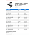 thumbnail image 2 of Brake Master Cylinder 1 - Compatible with 1981 - 1988 Toyota Pickup - Autopart Premium, 2 of 2