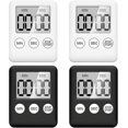 thumbnail image 1 of Cronómetro, temporizador digital de minutos con alarma fuerte, método de instalación 3 en 1, mini temporizador de cocina, 1 of 5