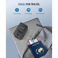 thumbnail image 6 of EPICKA Universal Travel Adapter, GaN International Plug Adapter with 3 USB-C 70W PD Fast Charging & 2 USB-A, Wall Charger for USA EU UK AUS (TA-105 Pro, Black), 6 of 6