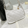 thumbnail image 3 of Bolso Bandolera De Un Hombro Con Cadena De Metal Para Mujer Xtellar blanco, 3 of 3