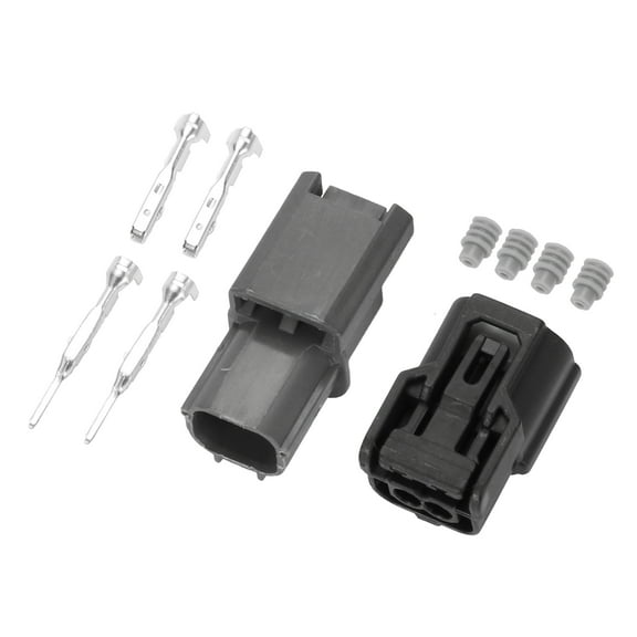 Unique Bargains 2 Pin ABS Intake Pressure Sensor Connector Plug Male Female Wire Terminal Connector for Honda 1 Set