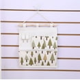 thumbnail image 6 of 1 Pack Home Bedroom Living Room Decor Creative Cotton And Linen Wall-mounted Waterproof Hanging Bag Behind the Door Wardrobe Hanging Pocket Household Sundries Storage Hanging Bag, 6 of 14