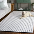 thumbnail image 3 of SAFAVIEH Vermont Sheldon Striped Area Rug, Navy/Ivory, 5' x 8', 3 of 11