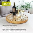 thumbnail image 3 of True Wine Cork Collector Lazy Susan Turntable, Holds 130 Corks, Table Décor, 3 of 5