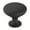 Matte Black, variant on Amerock Era 1-1/4 inch Diameter Satin Nickel Cabinet Knob, 10 Pack
