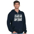 thumbnail image 5 of Seek First the Kingdom of God Quote Zip Up Hoodie Men's Women's Brisco Brands S, 5 of 6