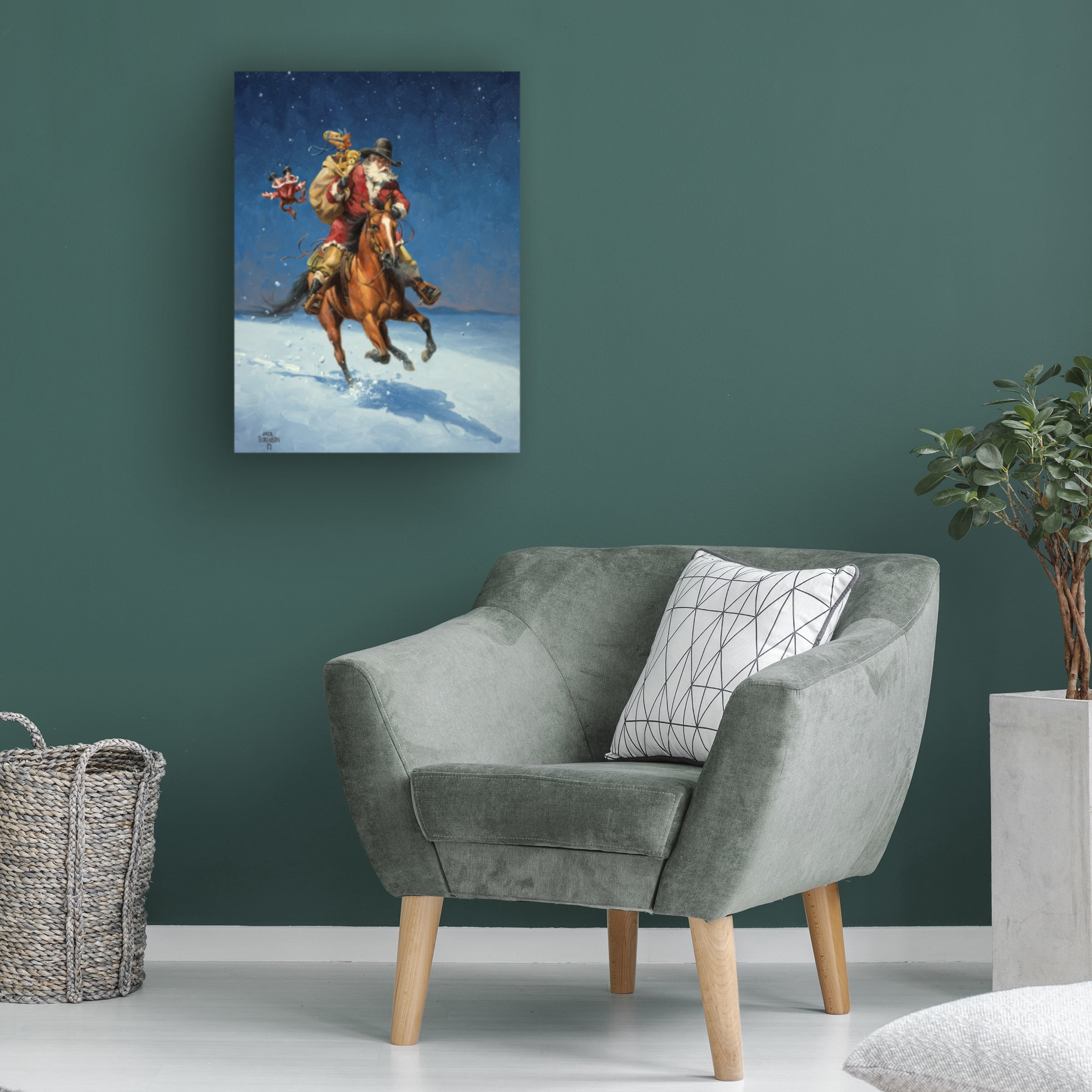 Jack Sorenson 'Midnight Rider' Canvas Art