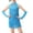 Sky Blue, variant on Aislor Girls Sleeveless Tassel Figure Ice Skating Dress with Gloves Latin Salsa Samba Tango Waltz Ballroom Dancewear Royal Blue 130