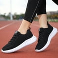 thumbnail image 4 of Walking Shoes Women Lace Up Athletic Running Tennis Fashion Comfortable Sneakers With Arch Support, 4 of 5