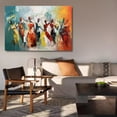 thumbnail image 6 of Abstract Art Decorative Painting People Dancing Framed Canvas Poster Bedroom Decor Sports Landscape Office Room Decor Gift,Frame-style,24x36inch(60x90cm), 6 of 8