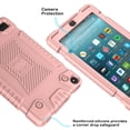 thumbnail image 5 of Fire 7 Case 2019, New Kindle Fire 7 9th Generation Cases Covers, Allytech Soft Silicone Rugged Shockproof Kids Friendly Drop Proof Anti-Slip Case Cover for All-New Amazon Fire 7 2019, Rosegold, 5 of 7
