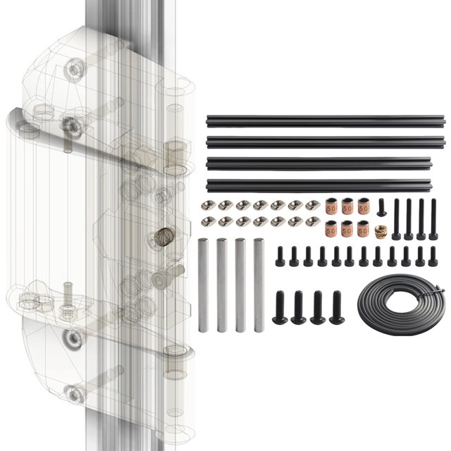 Kit Puerta Frigorífico Accesorio Impresora 3D para VORON 2 4 Trident 350mm
