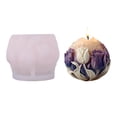 thumbnail image 2 of zhangmingg DIY Silicone for Crafting 3D Floral Sphere Moon Shape Handmade Candles, 2 of 8