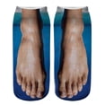 thumbnail image 1 of Socks 3D Pattern Sandals Print Socks Running Socks Women Personality Low Ankle Sports Socks, 1 of 2