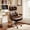 Dark Brown (PU Leather), variant on XIZZI Executive Office Chair, Oversized Computer Desk Chair with High Back, Ergonomic Elegant Design, Multi-Layer Memory Foam Cushion, Brown (Suede Leather)