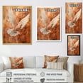 thumbnail image 4 of Designart "Calm Cerulean Dove Grace III" Dove Floater Framed Wall Art Living Room, 4 of 5