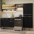 thumbnail image 2 of Cocina Integral 229cm Con Tarja Emilly Madesa 11 Marrón/Negro, 2 of 10