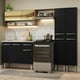 thumbnail image 2 of Cocina Integral 229cm Con Tarja Emilly Madesa 11 Marrón/Negro, 2 of 10