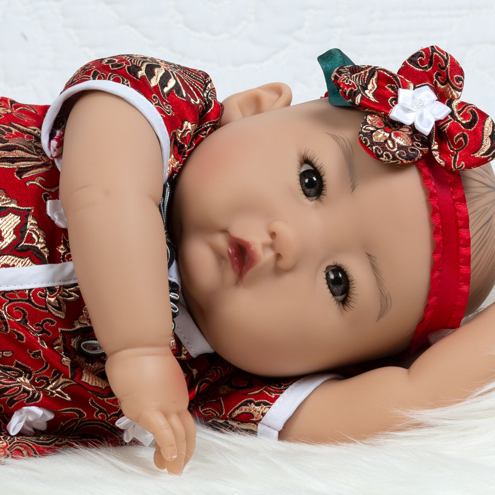 Paradise Galleries Asian Real Life Baby Doll Mei. Reborn Baby Girl