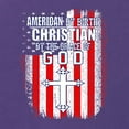 thumbnail image 6 of Wild Bobby American by Birth Christian by The Grace of GOD Inspirational/Christian Women Slim Fit Junior Tee, Purple Rush, Medium, 6 of 6