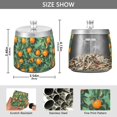 thumbnail image 2 of Yayeee Ashtray with Lid for Cigarette Smokeless Stainless Steel Home Ash Holder, Orange Tree Pattern, 2 of 7