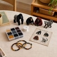 thumbnail image 4 of 3D Beaded Animals DIY Kit, 4-Piece Bead Animal Making Kit for Beginners & Creative Adults（Orangutan）, 4 of 6
