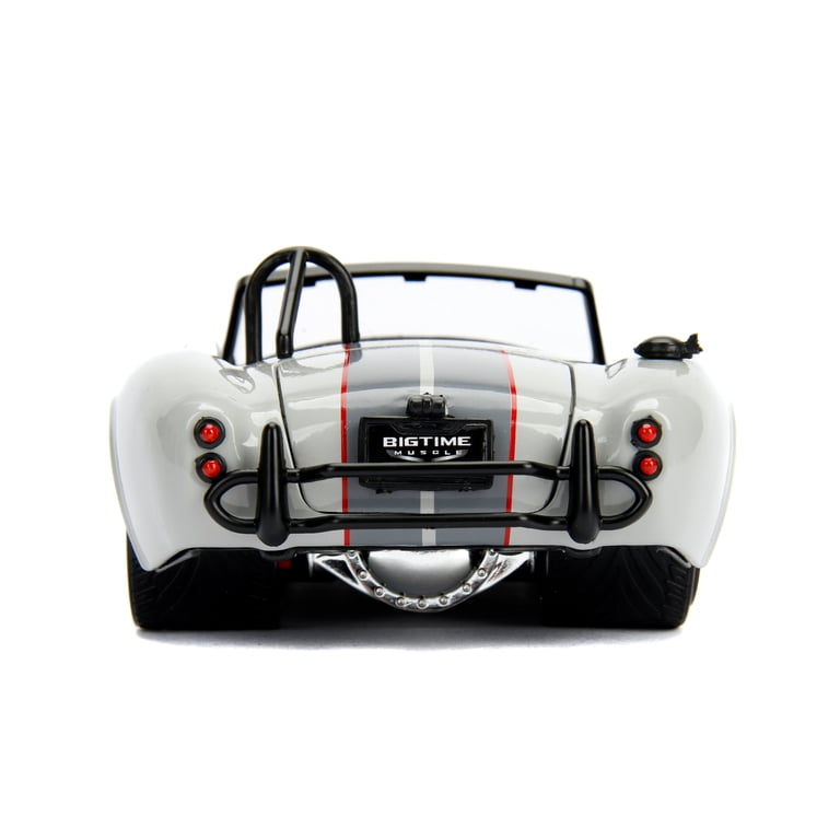 Big Time Muscle 1:24 1965 Shelby Cobra 427 S/C Die-cast Car White