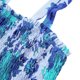 thumbnail image 4 of Maxi vestido fruncido estampado correa plisada moda elegante mujer Maxi vestido para fiesta de citas, 4 of 8