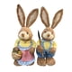 thumbnail image 5 of Estatuilla de de paja grande escultura estatua muñeca conejo estatua ornamento para mesa interior exterior vacaciones regalos Decoración Estilo F Sunnimix Estatuilla de conejito, 5 of 8