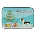 thumbnail image 1 of Carolines Treasures CK3538DDM Fox Terrier Christmas Tree Dish Drying Mat, 1 of 1