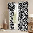 thumbnail image 3 of Homewish Kids Teens Cheetah Print Curtains Pack of 2 (42x84 Each),Black White Curtains Blackout,Animal Leopard Bedroom Curtains,Microfiber Bedroom Decor, 3 of 6