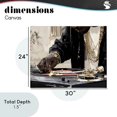 thumbnail image 4 of Stupell Industries Contemporary Golden Touch on DJ's Turntable Canvas Art, 30 x 24, by Franklyn Gregory, 4 of 8