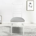 thumbnail image 4 of Clearance Sale Round Chair Cover Stretch Elastic Telescopic Detachable Chair Cushion Cover for Dining Room Kitchen Wedding Banquet Textile, 4 of 5