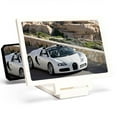 thumbnail image 1 of Universal 3D HD Mobile Phone Screen Magnifier, Foldable Projector Stand for Enhanced Visual Experience, Enlarger for Movies, Videos, & Games, Portable Desktop Holder, Black/White, 1 of 8