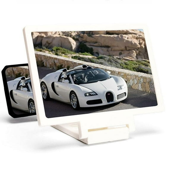 Mobile Phone Magnifier Screen, 2026 New HD Screen Expander, 3D HD Magnifying Projector ScreenEnlarger for Movies, Videos and Gaming, with Foldable Phone Stand, for All Smartphones