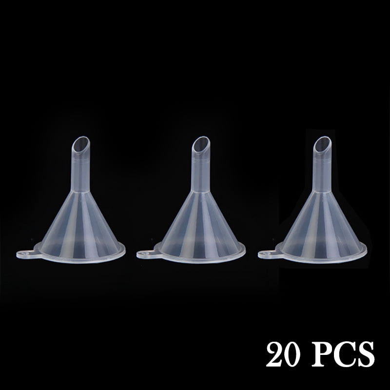 20 Pcs Mini Funnel Small Funnel Small MultiPurpose Funnels for Lab