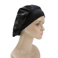 thumbnail image 4 of Gorros De Tela Satinada, Gorro De Dormir Transpirable De Textura De Alta Elasticidad, 5 Piezas Para Uso Doméstico, 4 of 7