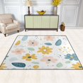 thumbnail image 2 of Yayeee Area Rugs for Living Room 6.7'x4.8' Non Slip Washable Bedroom Floor Carpet, Cute Floral, 2 of 5