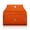 Orange, variant on RFID Blocking Multiple Compartments Clutch Large Capacity Compact Envelope Wallet