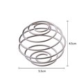 thumbnail image 2 of Boule Shaker en Acier Inoxydable pour Mélanger les Protéines (Diamètre 2.16 Pouces), 2 of 5