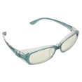 thumbnail image 2 of Gafas de seguridad Gafas de bloqueo de luz azul Anti polen Gafas protectoras antivaho para protección de los ojos Negro Verde, 2 of 5