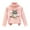 Pink, variant on WOYY Fleece Sweater For Girl Soft Owl Printed Turtleneck Pullover Sweatshirt Undershirt