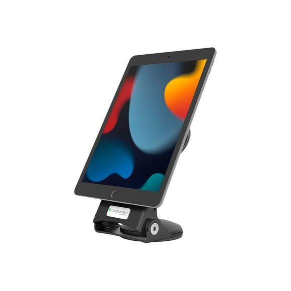 Compulocks Universal Tablet Grip and Security Stand - Stand - for tablet - lockable - black - desktop