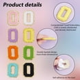 thumbnail image 4 of 16pcs Letter O Iron On Letter Patches 8 Colors Self Adhesive Chenille Patches 2.1 Inch Stick on Letters Preppy Patch Letter Mixed Color, 4 of 6