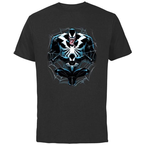 Marvel Spider-Man 2 PlayStation Game Symbiote Suit & Venom - Short Sleeve Cotton T-Shirt for Adults - Customized-Black