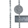 thumbnail image 6 of Nuragold 10k Real White Gold 4mm Rope Chain Diamond Cut Necklace (16"-30") Italian Jewelry for Men & Women, 6 of 9